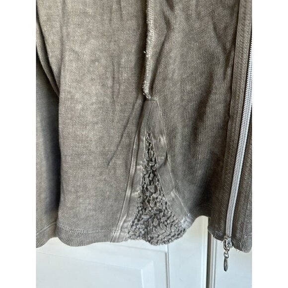 Biba Womens Medium Olive‎ Green Cotton Zip Casual Jacket - Picture 7 of 11